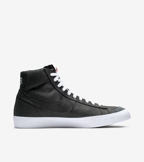 nike blazer 77 black canvas