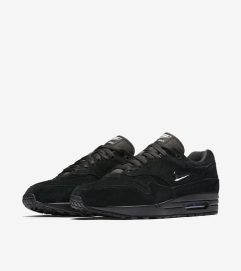 nike air max jewell black suede
