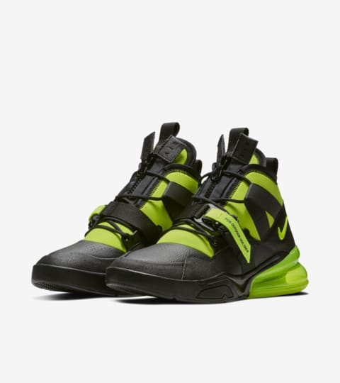 nike air force 270 black volt