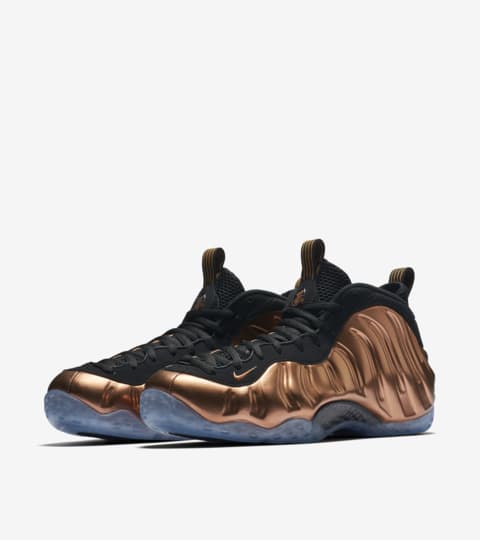 nike air foamposite copper