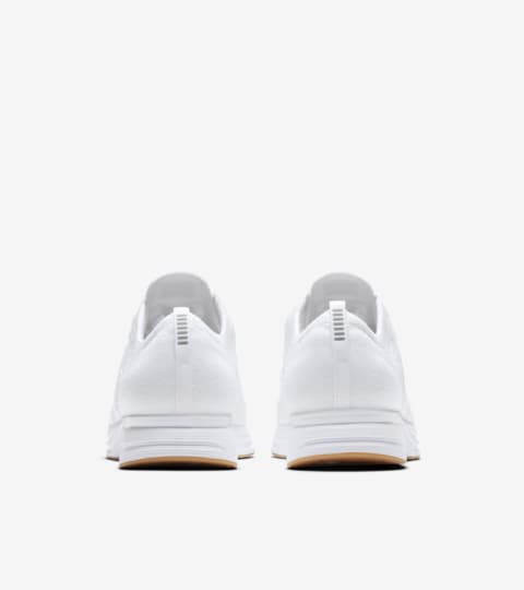 flyknit racer white gum