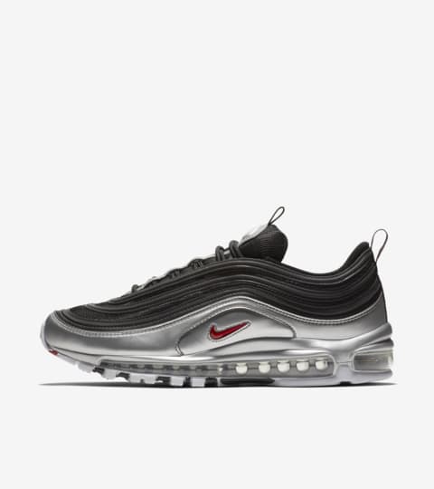 air max 97 black white and silver