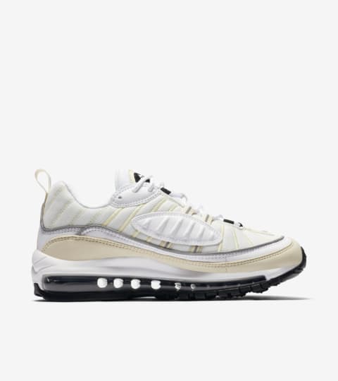 nike air max 98 white black fossil nike air max 98 white black fossil