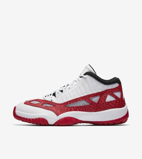 jordan 11 white and red