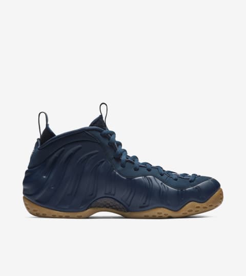 nike foamposite navy gum