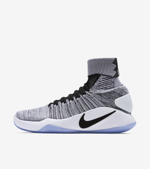 nike hyperdunk flyknit black