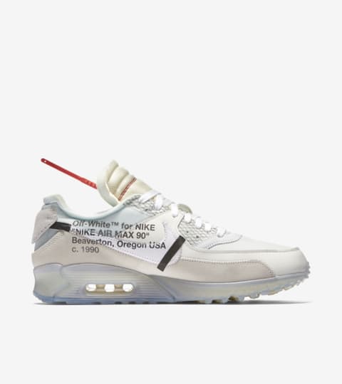 Off White x Nike Air Max 90 DRAW ON THE SNEAKRS APP