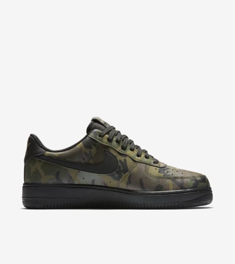 air force 1 olive reflective camo