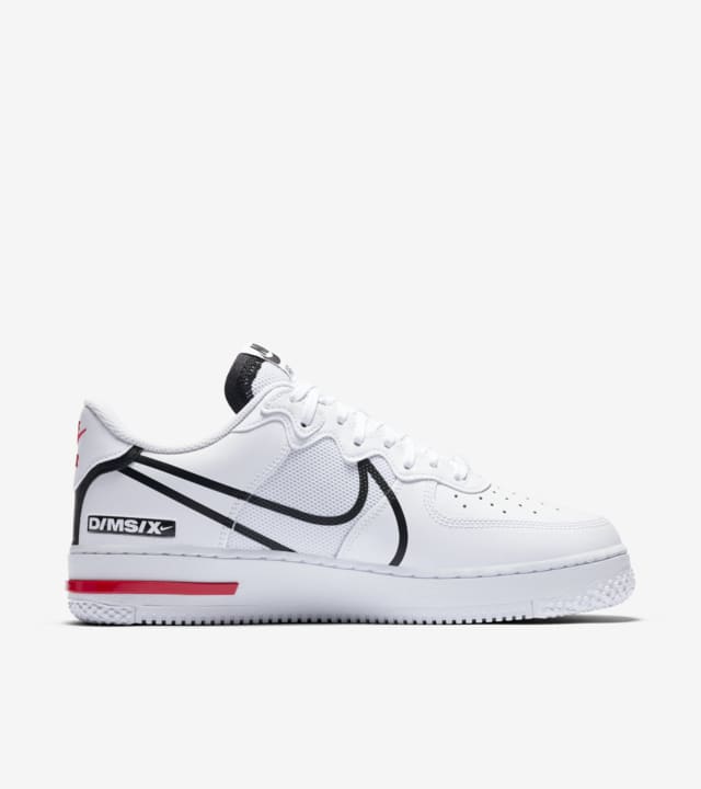 Air Force 1 React 'White/Black/True Red 