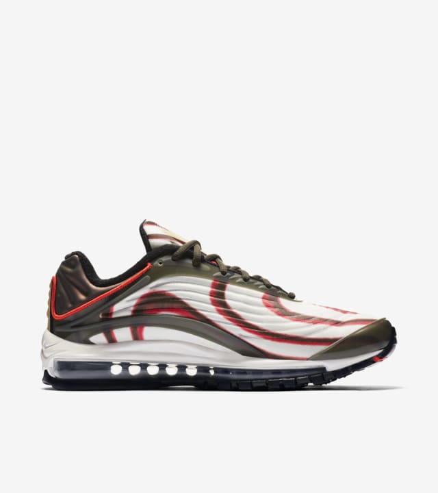 nike air max deluxe red and black
