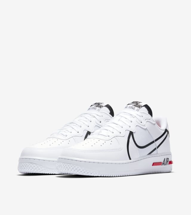 Air Force 1 React 'White/Black/True Red 