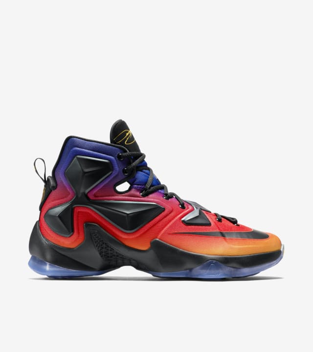 purple and orange lebrons