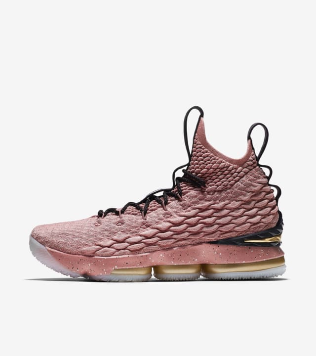 lebron 15 pink and gold
