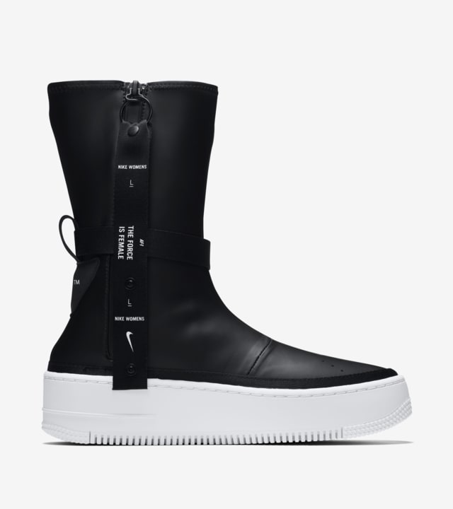 Women S Air Force 1 Sage High Black White Release Date Nike Snkrs