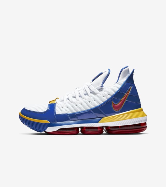 lebron 16 blue and white