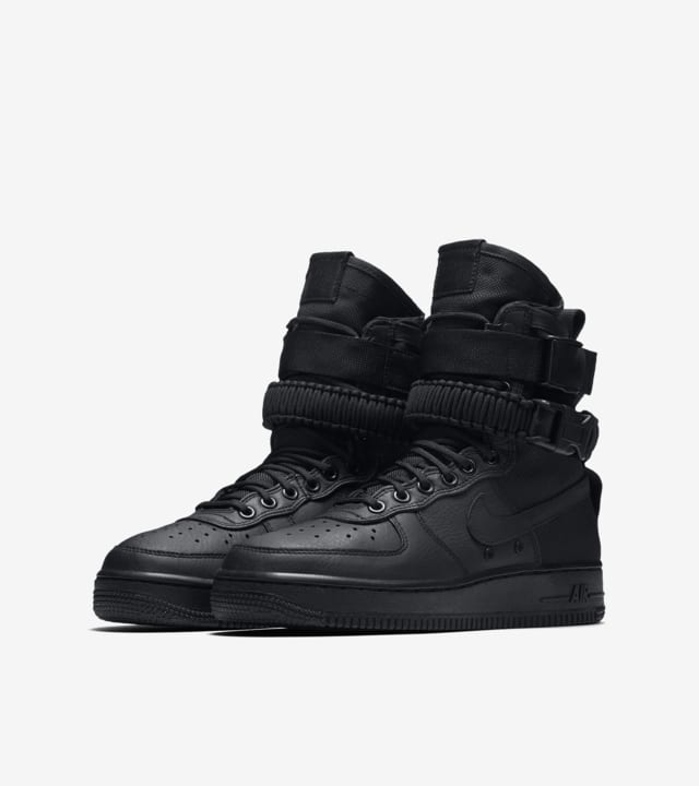 sf air force 1 mid triple black
