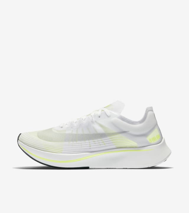Nike Zoom Fly SP 'White \u0026 Volt Glow 