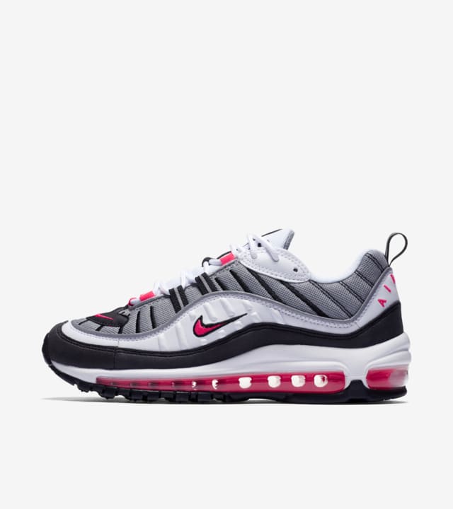 Imperialismo máscara herida Nike Women's Air Max 98 'White & Solar Red & Reflect Silver' Release Date.  Nike SNKRS SE