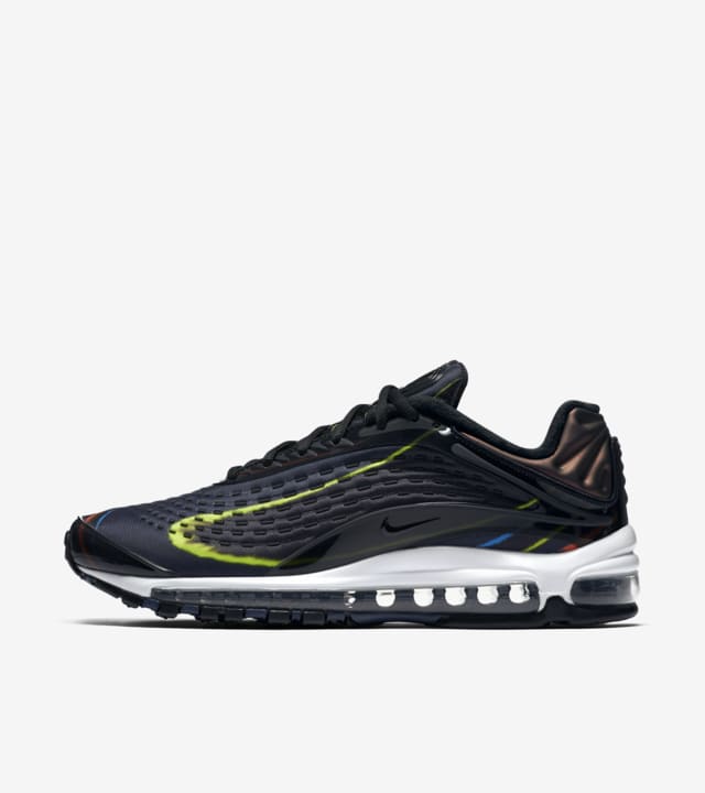 nike air max deluxe black red
