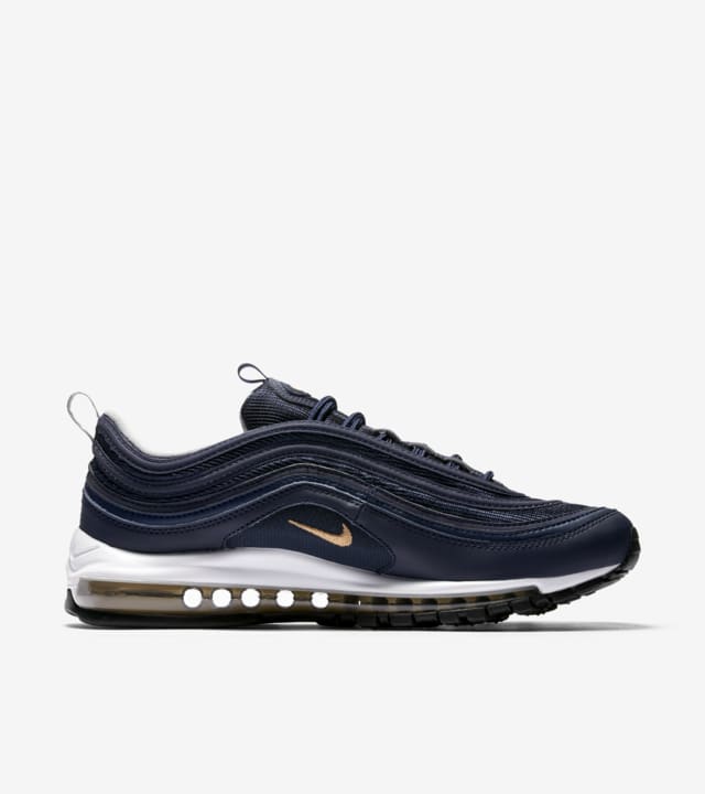 navy blue and gold nike