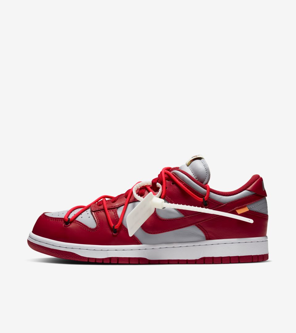 Dunk low off white red victoria travel fitness