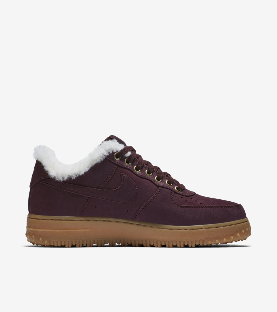 nike air force 1 burgundy gum