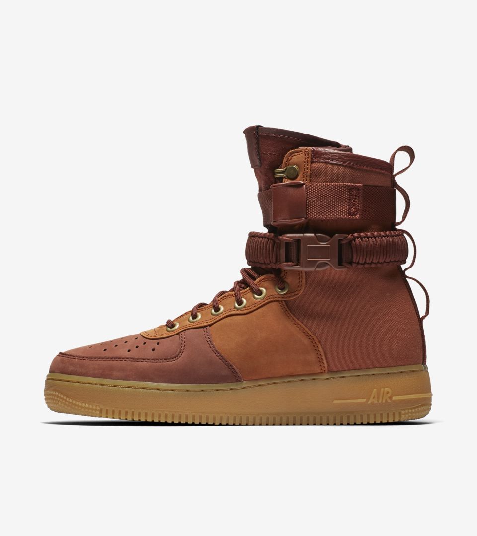 Nike SF Air Force 1 Premium 'Dark Russet & Gum Light Brown & Pueblo Brown' Release Date Nike SF Air Force 1 Premium 'Dark Russet & Gum Light Brown & Pueblo Brown' Release Date