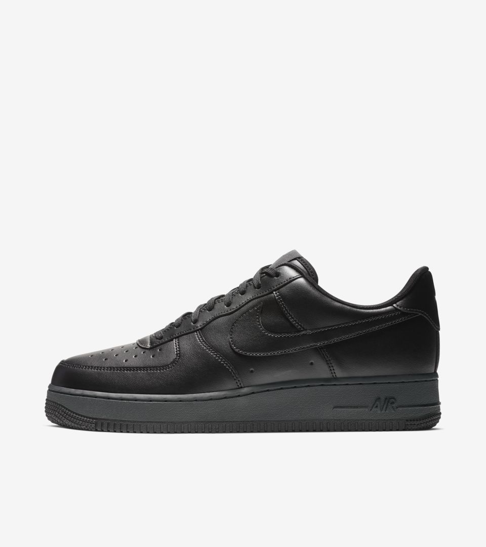 Nike Air Force 1 Flyleather 'Black 