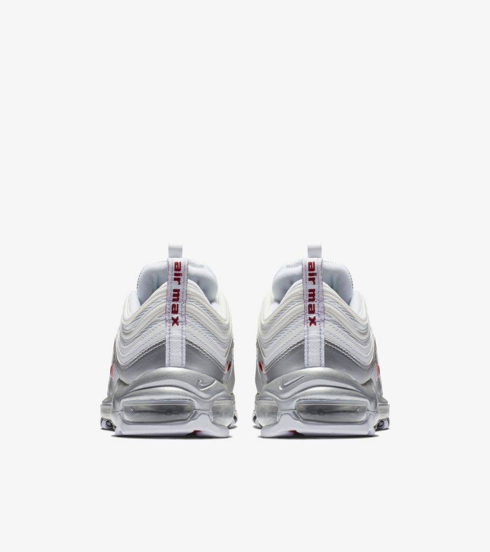 Nike Air Max 97 'Metallic Silver & White' Release Date Nike Air Max 97 'Metallic Silver & White' Release Date