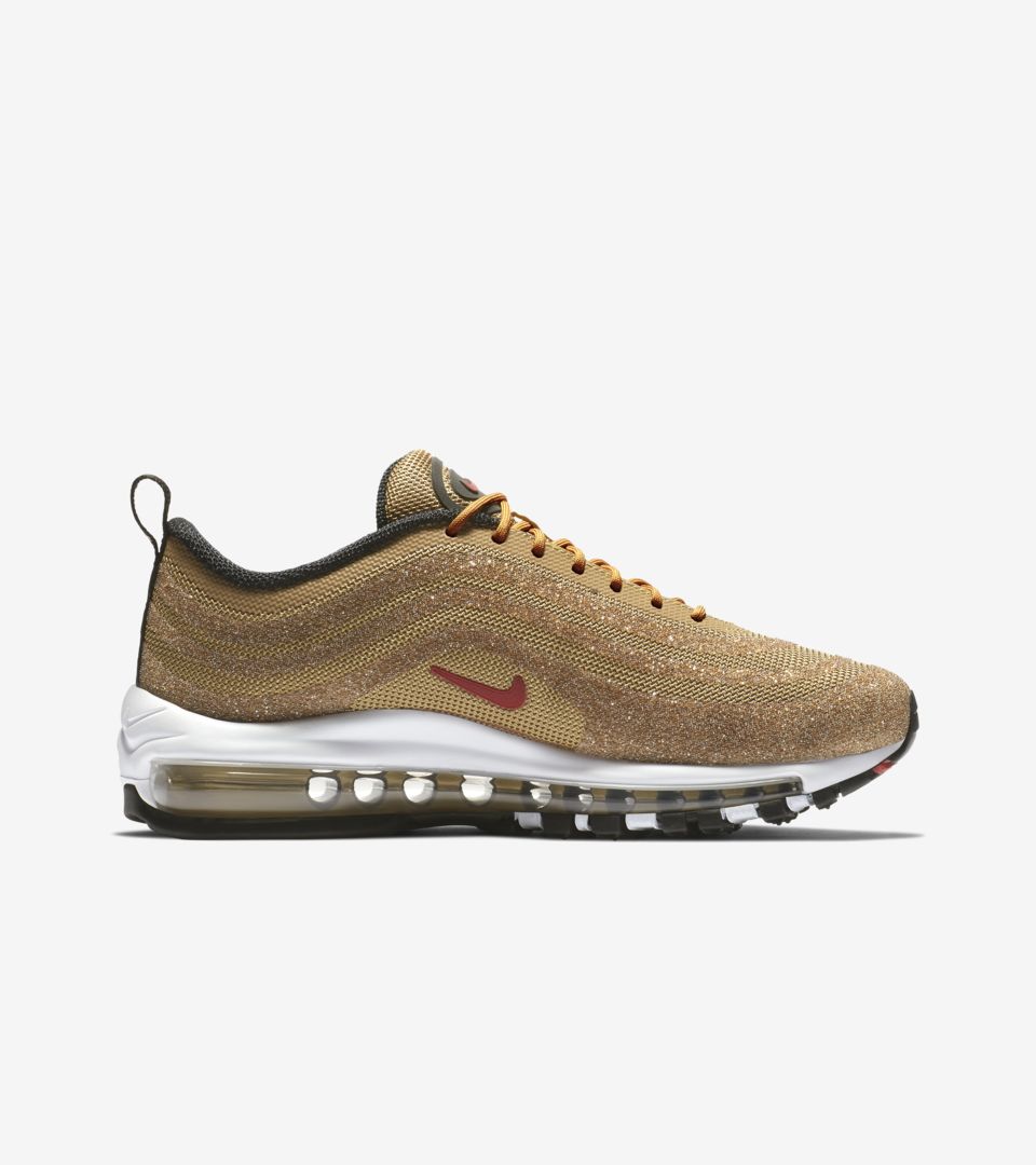 Women's Nike Air Max 97 'Gold Swarovski Crystal' Release Date Women's Nike Air Max 97 'Gold Swarovski Crystal' Release Date