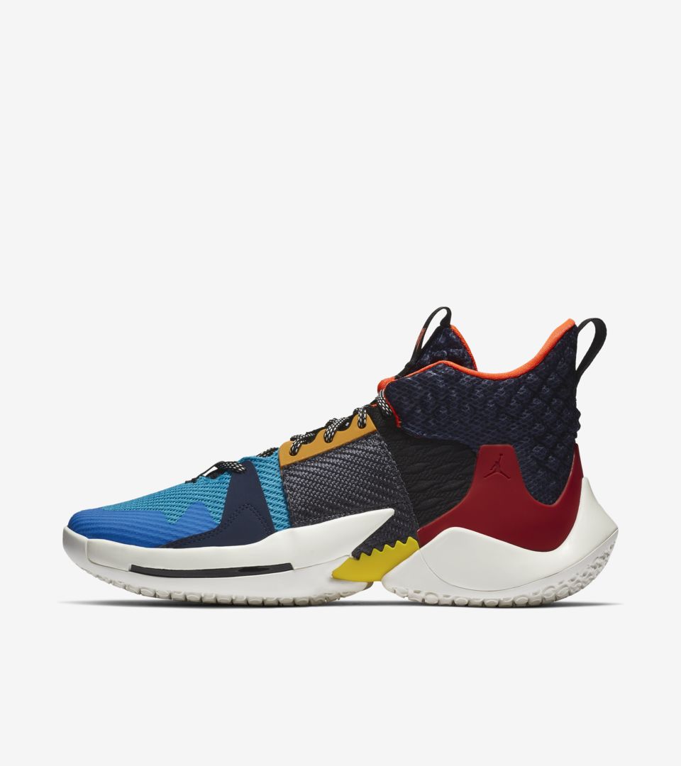 Jordan Why Not Zer0.2 PF 'Multicolor & Sail & Total Crimson' Release Date Jordan Why Not Zer0.2 PF 'Multicolor & Sail & Total Crimson' Release Date