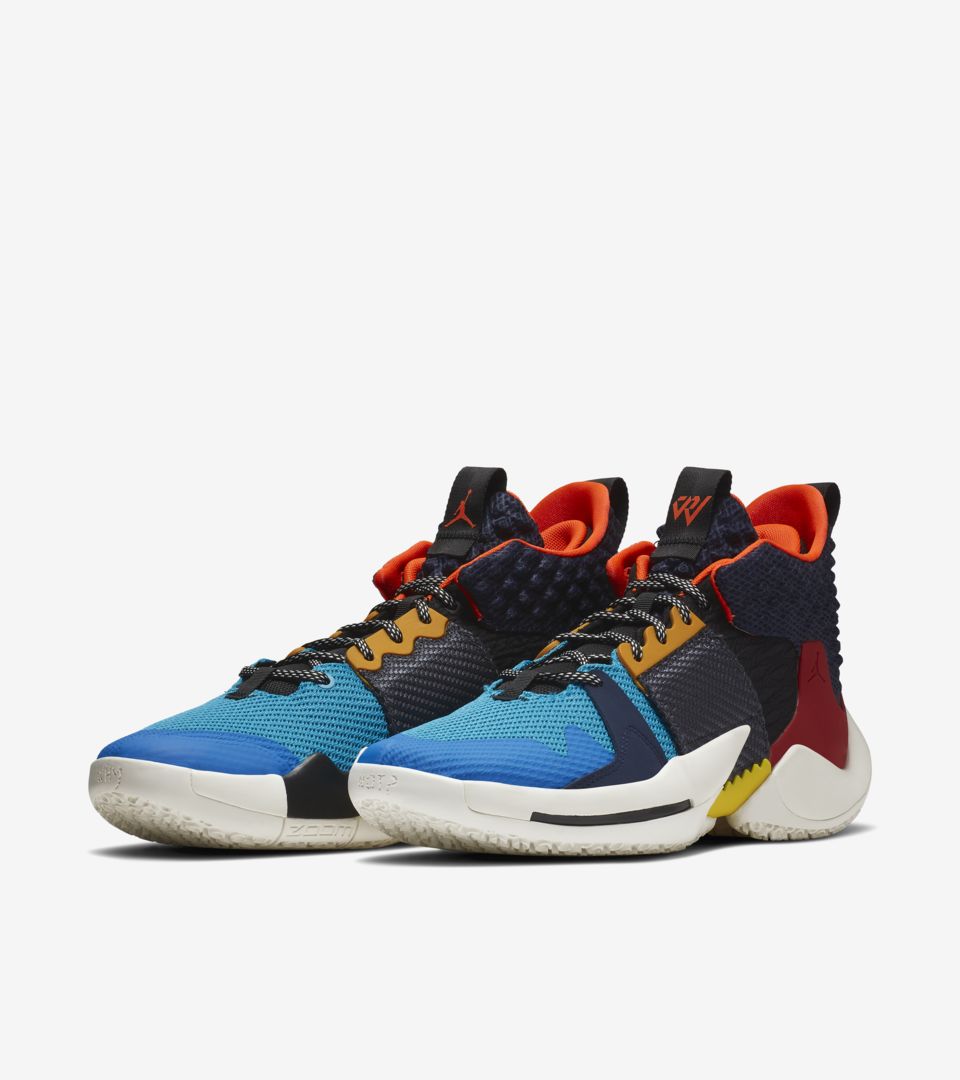 Jordan Why Not Zer0.2 PF 'Multicolor & Sail & Total Crimson' Release Date Jordan Why Not Zer0.2 PF 'Multicolor & Sail & Total Crimson' Release Date