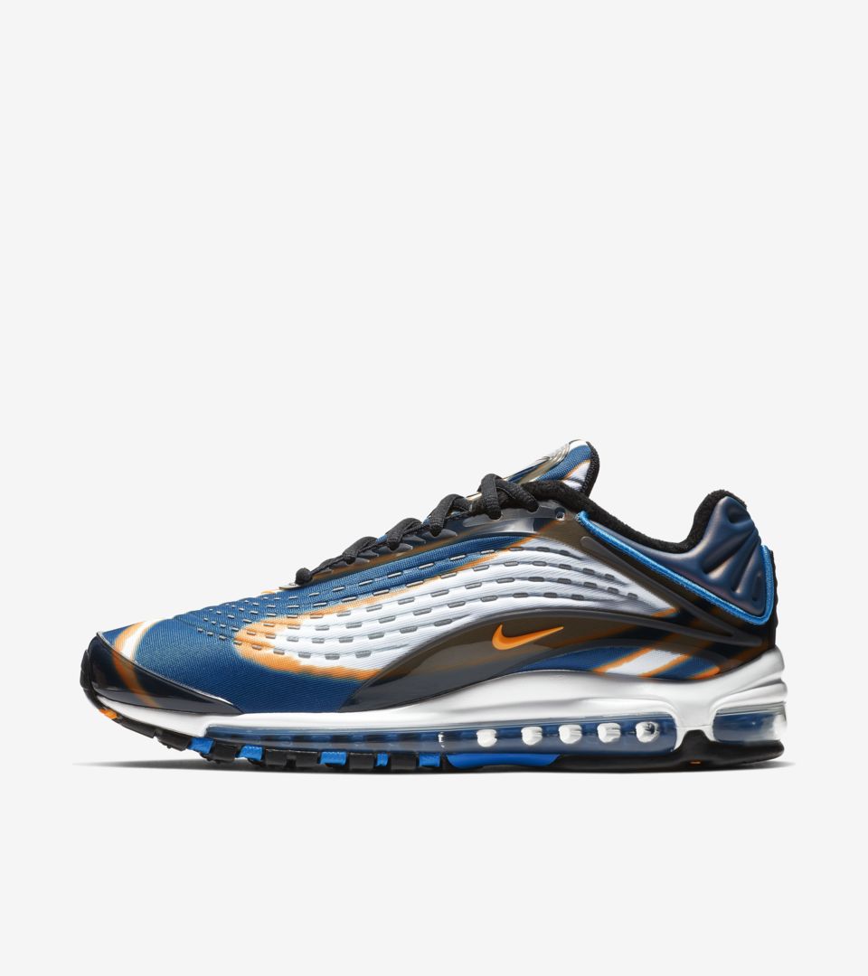 nike air max deluxe blue orange