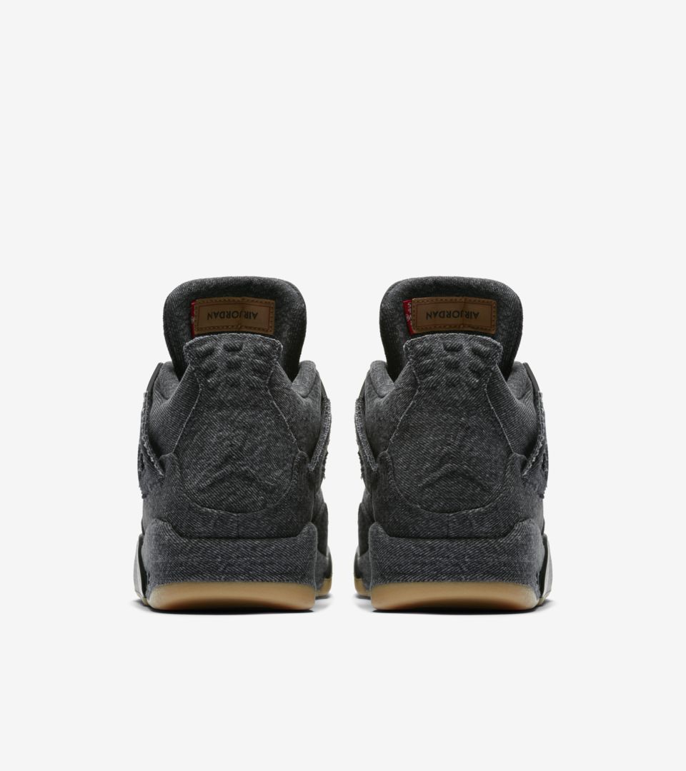 Air Jordan 4 Levis 'Triple Black' Release Date Air Jordan 4 Levis 'Triple Black' Release Date