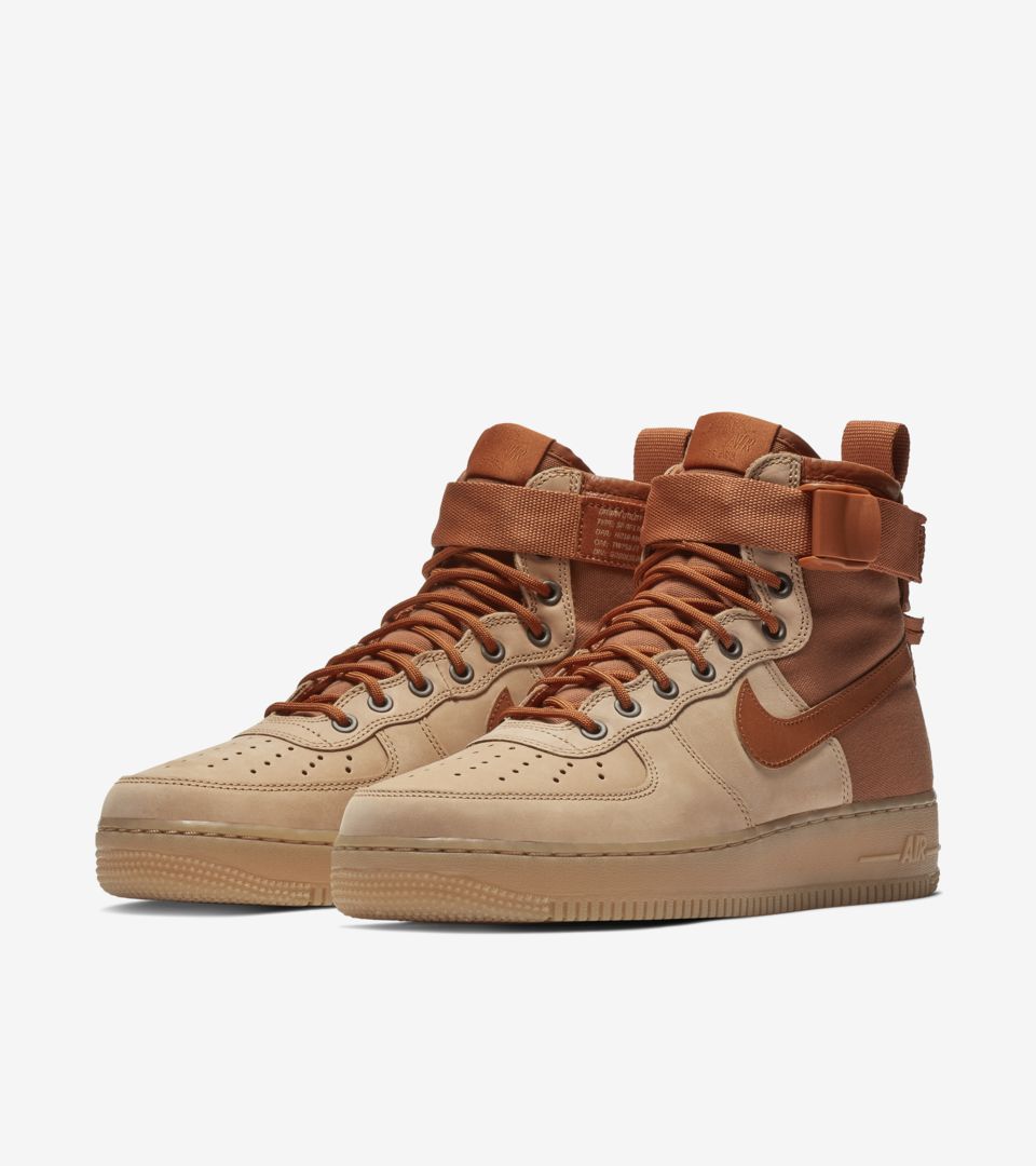 Nike SF Air Force 1 Mid Premium 'Praline & Gum Light Brown & Dark Russet' Release Date Nike SF Air Force 1 Mid Premium 'Praline & Gum Light Brown & Dark Russet' Release Date