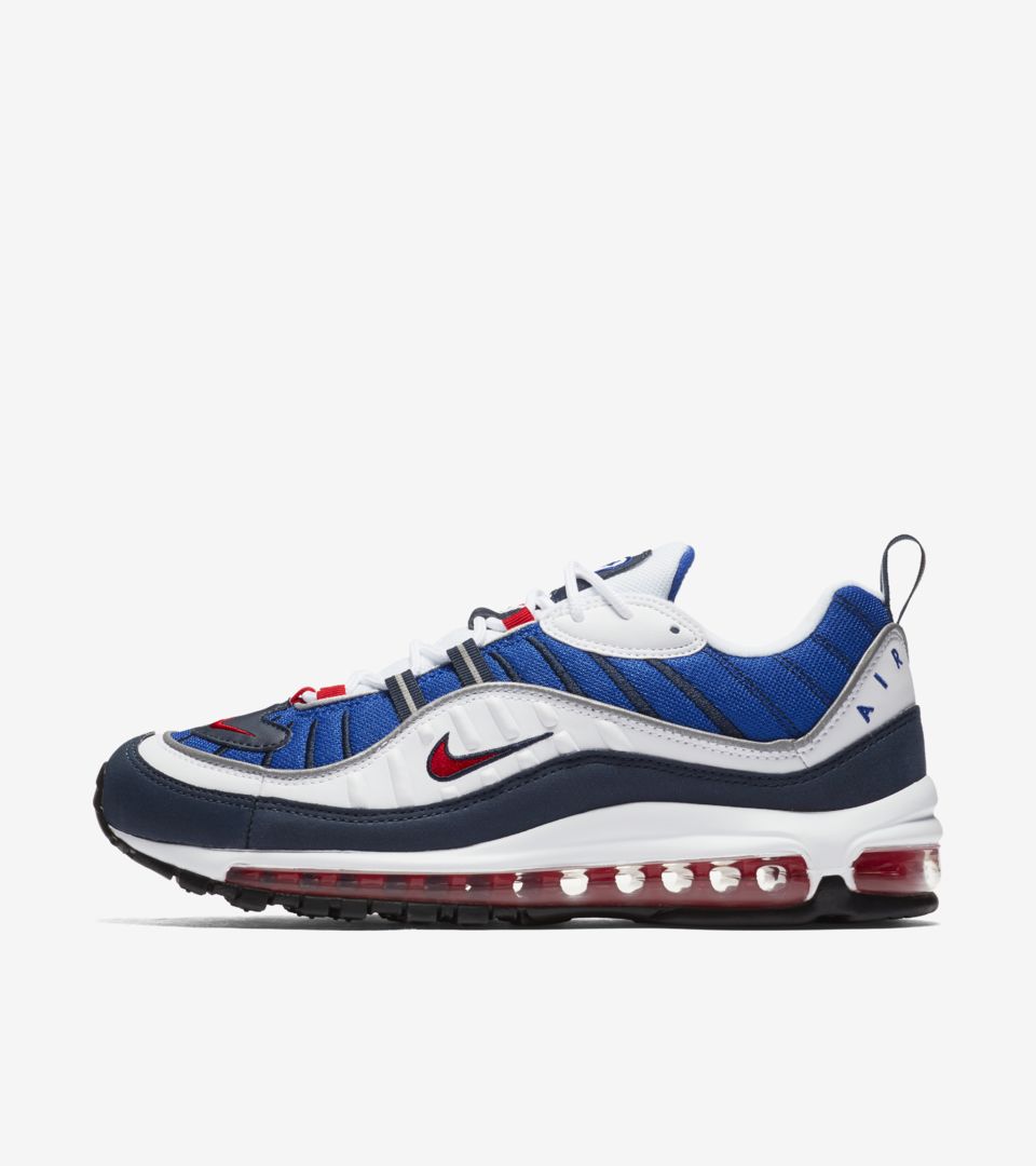 white red and blue nikes