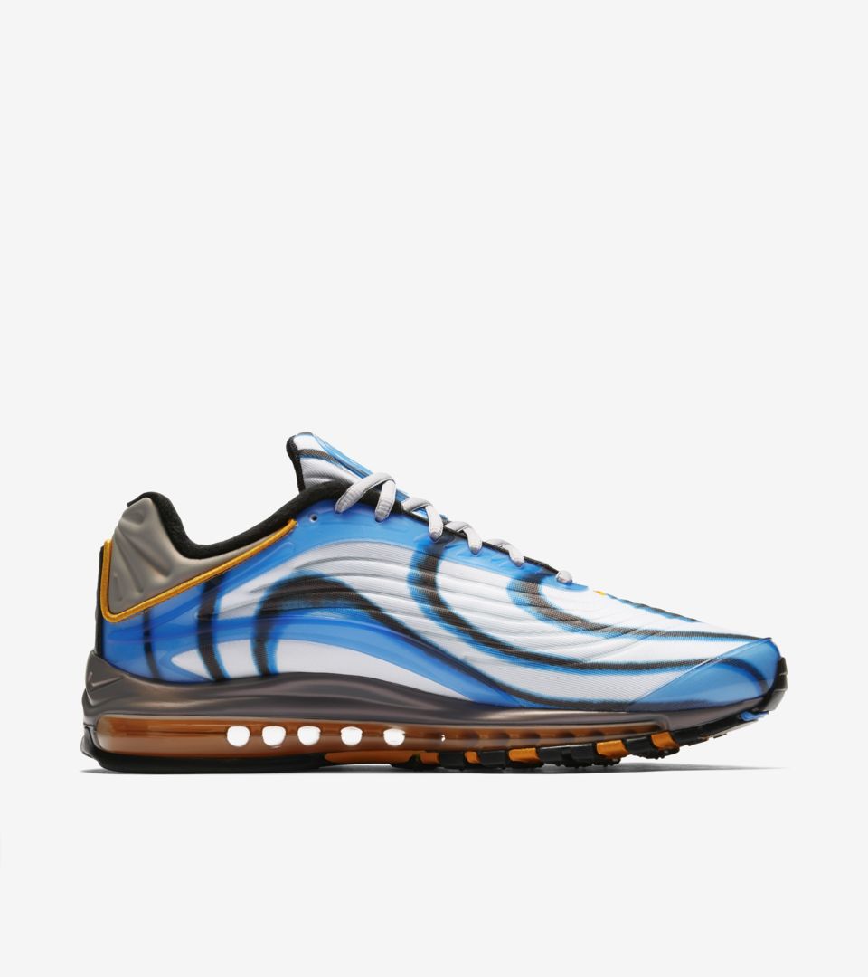 Nike Air Max Deluxe 'Photo Blue & Wolf Grey & Orange Peel' Release Date Nike Air Max Deluxe 'Photo Blue & Wolf Grey & Orange Peel' Release Date