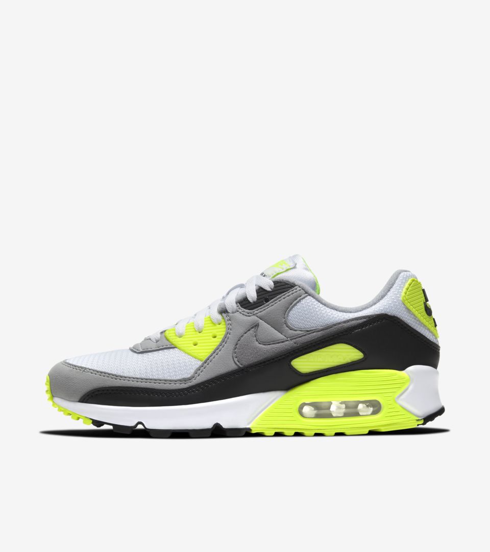 Air Max 90 'Volt/Particle Grey' Release Date. Nike SNKRS MY