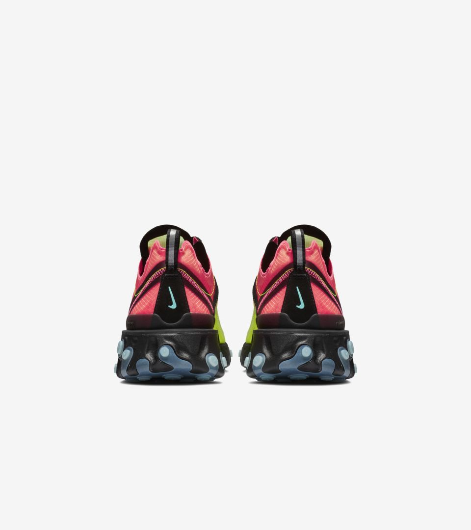 Nike React Element 87 'Volt & Racer Pink & Aurora' Release Date Nike React Element 87 'Volt & Racer Pink & Aurora' Release Date