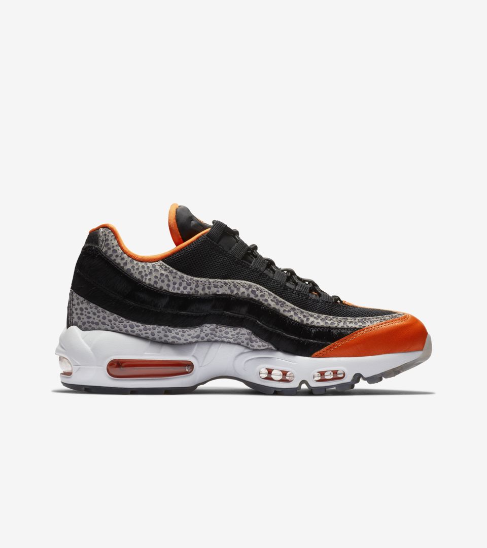 Nike Air Max 95 Safari 'Black & Granite & Safety Orange' Release Date Nike Air Max 95 Safari 'Black & Granite & Safety Orange' Release Date