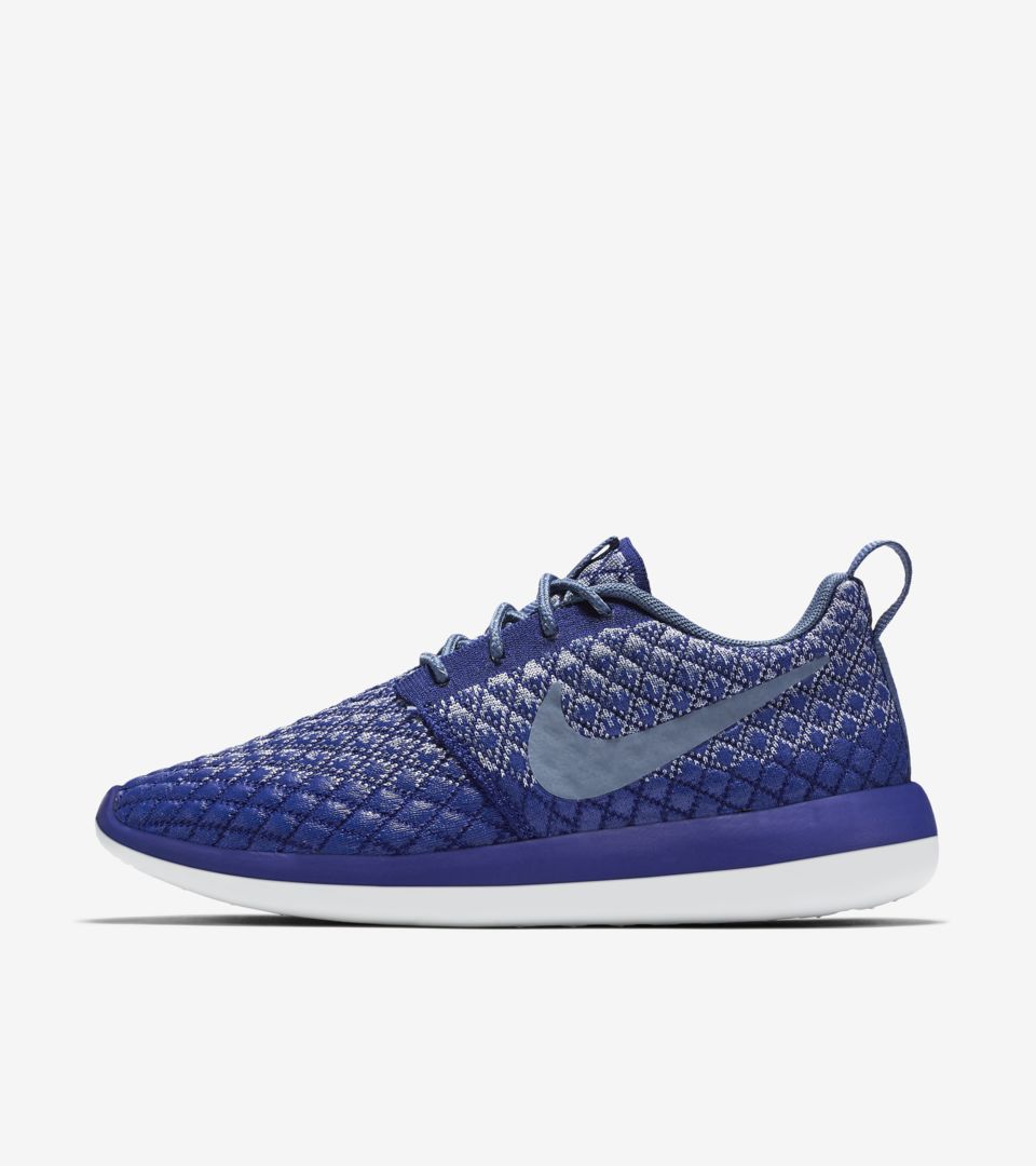 nike roshe 2 flyknit blue