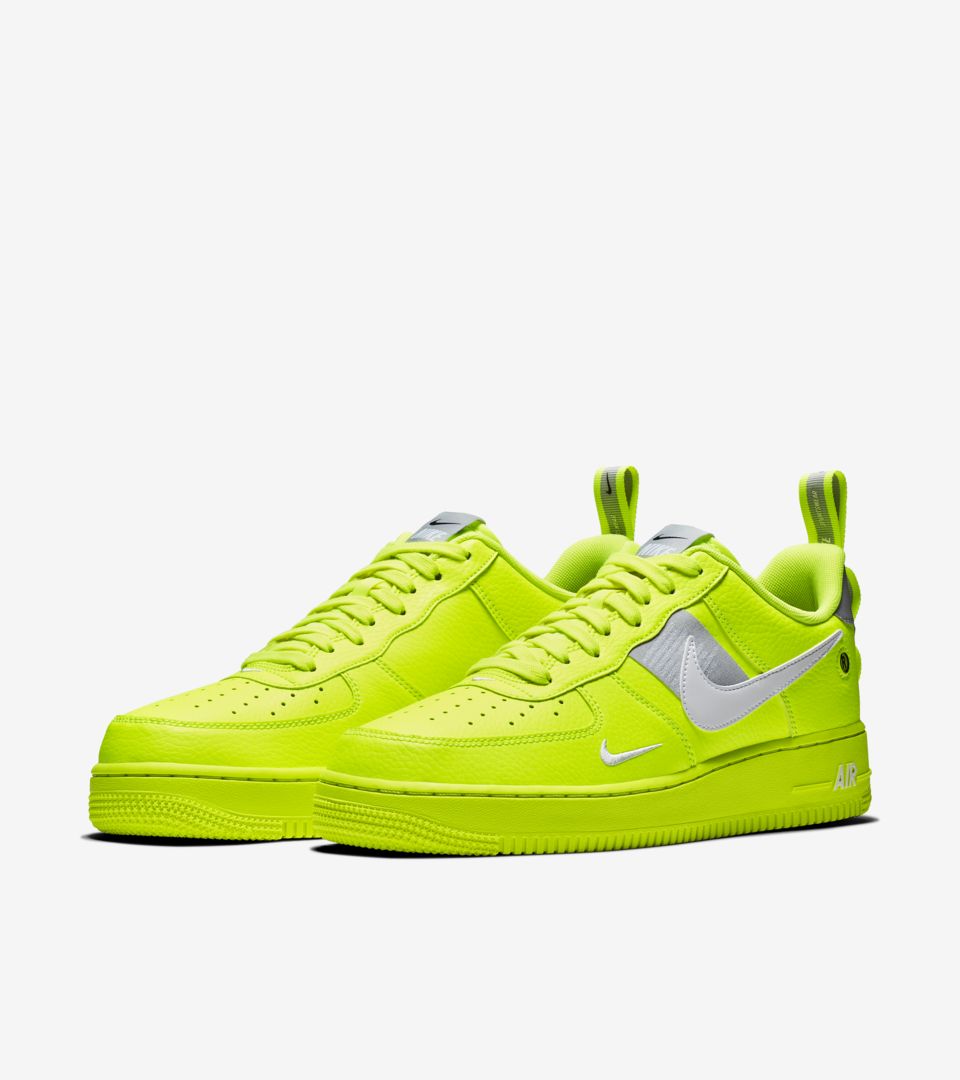 Nike Air Force 1 Lv8 Utility 'Volt & Wolf Grey & White' Release Date