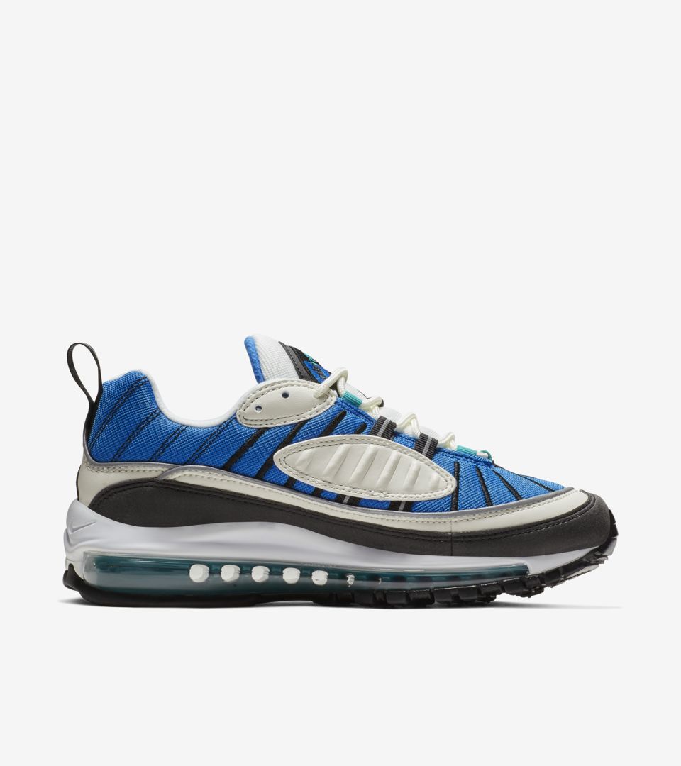 Nike Women's Air Max 98 'Radiant Emerald & Blue Nebula Nike Women's Air Max 98 'Radiant Emerald & Blue Nebula