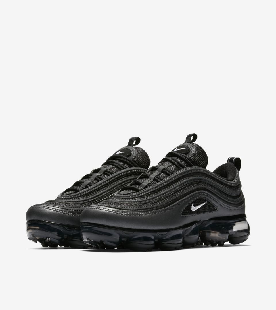 Excellent Nike Air VaporMax 97 Silver Bullet Wolf Gray Black