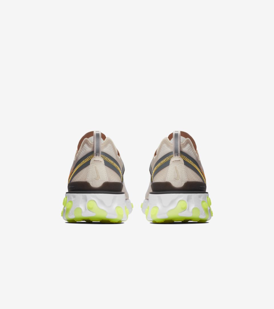 Nike React Element 87 'Light Orewood Brown & Volt Glow & Cool Grey' Release Date Nike React Element 87 'Light Orewood Brown & Volt Glow & Cool Grey' Release Date