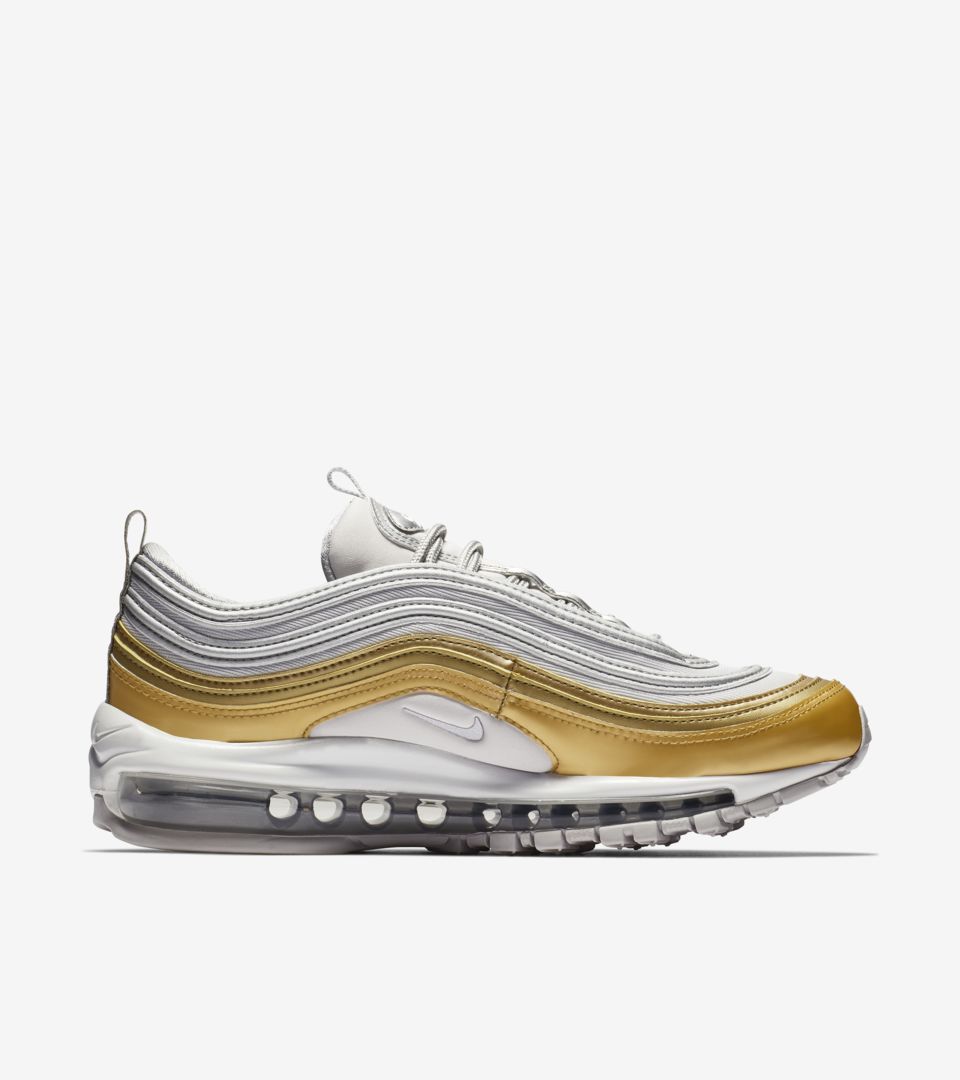 Women's Air Max 97 'Vast Grey & Metallic Gold & Metallic Silver' Release Date Women's Air Max 97 'Vast Grey & Metallic Gold & Metallic Silver' Release Date