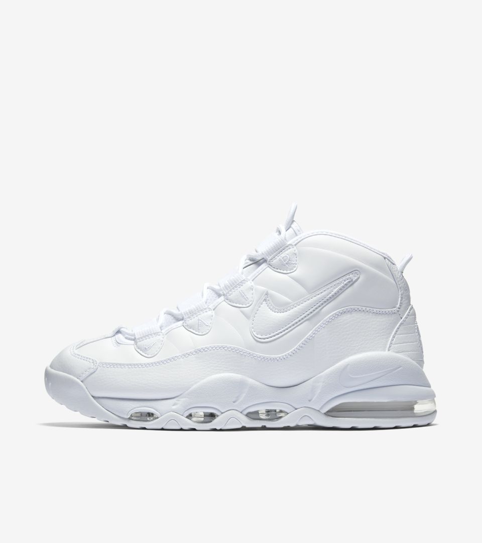 nike uptempo 95 white