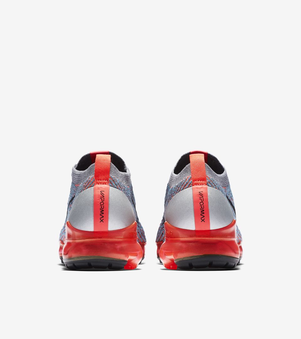 Nike Women's Air VaporMax Flyknit 3 'Lava & Grey' Release Date Nike Women's Air VaporMax Flyknit 3 'Lava & Grey' Release Date