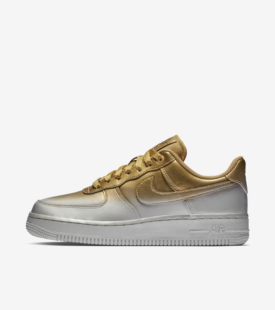 Women's Air Force 1 'Metallic Gold & Metallic Platinum' Release Date Women's Air Force 1 'Metallic Gold & Metallic Platinum' Release Date