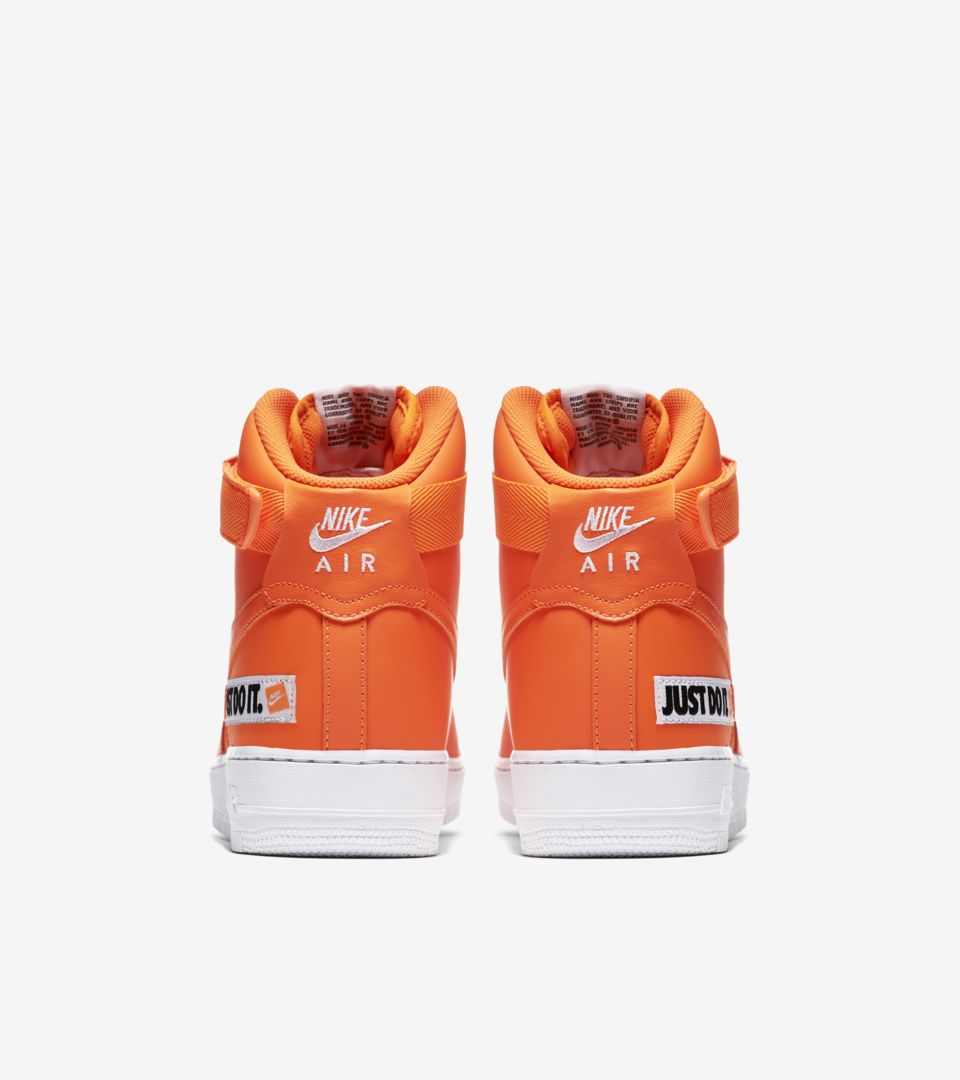 air force 1 white total orange